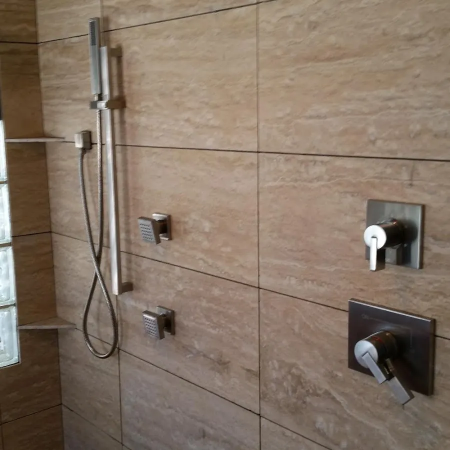 Shower fixture installation for Gas Line Repair in Little Canada